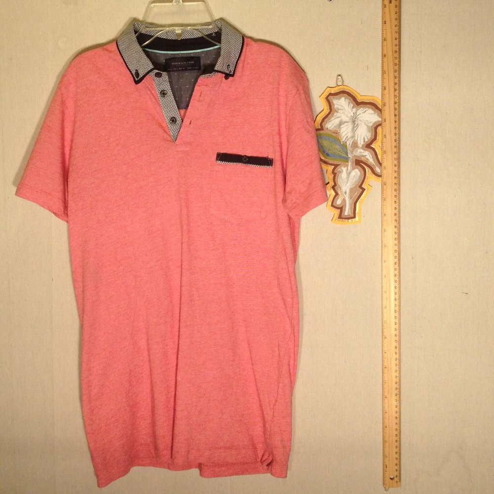 🎈 DENIM & FLOWER Rickysignh Men's Orange Polo